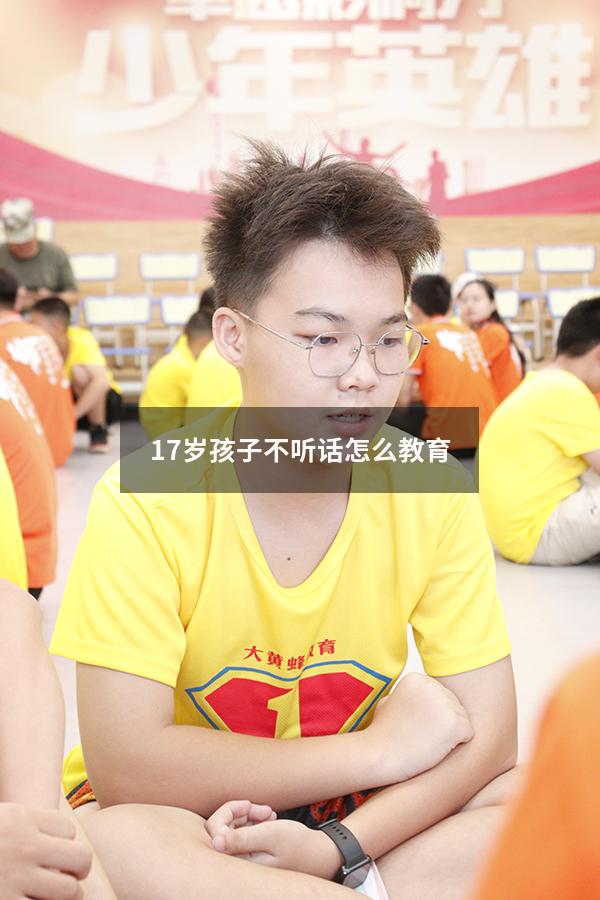 17岁孩子不听话怎么教育