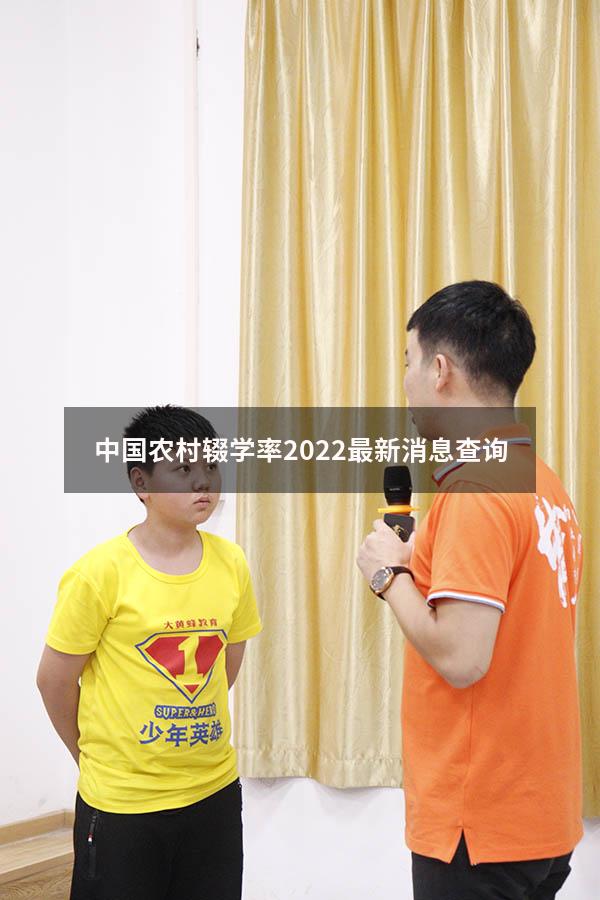 中国农村辍学率2022最新消息查询